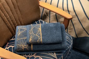 BAVLNENÝ UTERÁK LIMITED COLLECTION MUSA3 50X90 CM MODRÁ