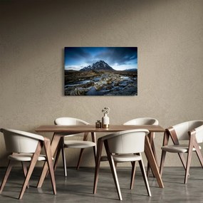 Obraz hory a rieky (90x60 cm)