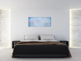 Obraz - Mandaly v modrej (120x50 cm)
