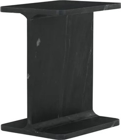 Odkladací stolík Avola 30 cm čierny mramor
