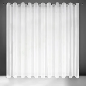ZÁCLONA NA KRÚŽKOCH AMARO 350X250 CM BIELA