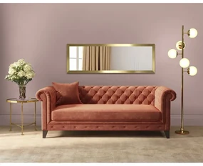 Nástenné zrkadlo 47x127 cm Cannes – Styler