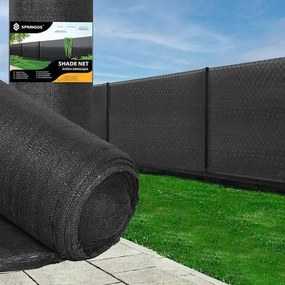 Tieniaca sieť 1,5x50 m 140g/m2 SPRINGOS SN0041 - antracyt
