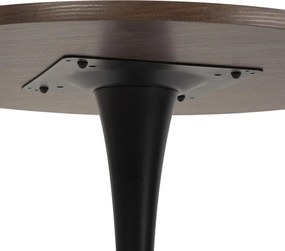 Jedálenský stôl AVENBERG ORBIS Ø80 hnedý