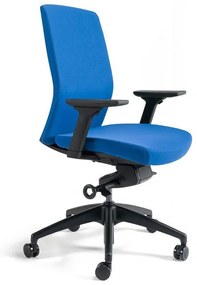 Kancelárska ergonomická stolička BESTUHL J2 BP — viac farieb, bez podhlavníka Modrá 214