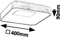 Rabalux 5056 - LED Stropné svietidlo CARMELA LED/30W/230V