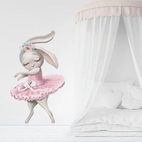 Gario Detská nálepka na stenu Zajačik baletka Rozmery: 70 x 40 cm
