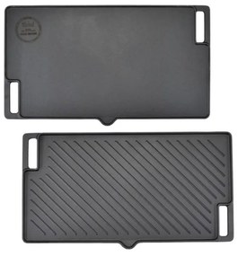 Platňa grilovacia 45x25x2 cm liatinová s vylevkou