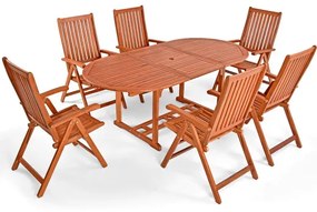 Drevená zostava - Velus Oválny - Eukalyptus