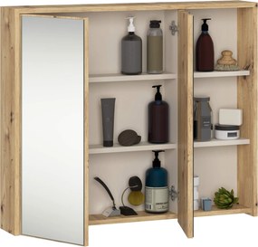 Závesná kúpeľňová skrinka so zrkadlom VAMI 90 cm - výber z 5 prevedení