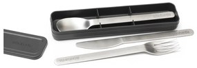 Antikoro cestovný príbor v striebornej farbe v súprave 3 ks Make &amp; Take – Brabantia
