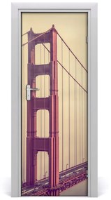 Fototapeta samolepiace dvere Most San Francisco 95x205 cm