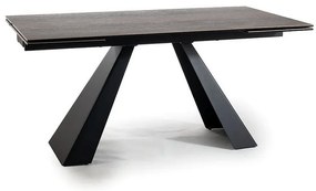 Jedálenský stôl Salvadore 180 x 90 cm, tmavo hnedá
