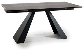Jedálenský stôl Salvadore 180 x 90 cm, tmavo hnedá