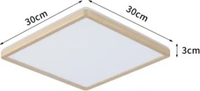 Brilagi - LED Kúpeľňové svietidlo ULTRA SLIM LED/18W/230V 30x30 cm zlaté IP54