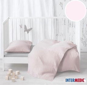 INTERMEDIC SK Posteľná obliečka do postieľky Baby Pink 90x130/45x65 cm