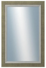 DANTIK - Zrkadlo v rámu, rozmer s rámom 40x60 cm z lišty AMALFI zelená (3115)