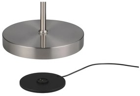 LED stojacia lampa v striebornej farbe (výška 160 cm) Moreno – Trio