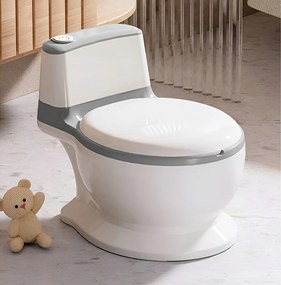 TRENDIE Detský interaktívny nočník sivý