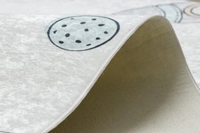 Dywany Łuszczów, Detský kusový koberec Bambino 1278 Space rocket cream, 80x150, viacfarebná, detská izba