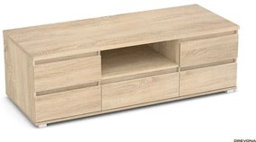 Drevona, TV skrinka REA AMY 19, dub bardolino