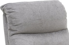 Masážne kreslo s polohovaním Legacy, šedá látka