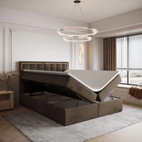 MANŽELSKÁ POSTEĽ MELISSA 160X200 ROYAL VELVET HNEDÁ