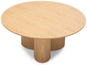 Kulatý konferenční stolek Torino 100 cm dub přírodní