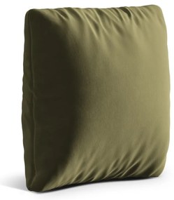 Zelený zamatový vankúš na gauč Kemi – Cosmopolitan Design