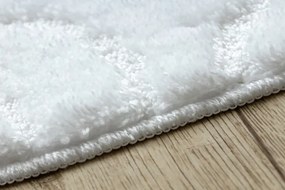 Sada kúpeľňových koberčekov SUPREME WAVES vlny, biela