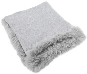 Vlneno-kožušinová deka 140x180 cm – Native Natural