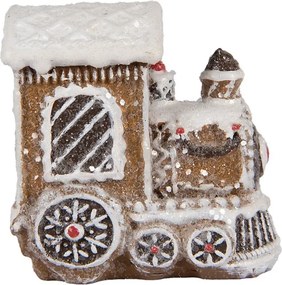 Vianočná dekorácia perníková mašinka Gingerbread Train - 5*3*5 cm