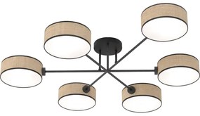 Prisadený luster MAGA 6xE14/10W/230V béžový
