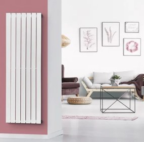 Vertikálne radiátor, stredové pripojenie, 1600 x 528 x 52 mm