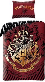 Bavlnené obliečky Harry Potter burgund, 140x200 cm