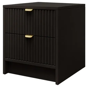 Nočný stolík Razimo 2SZ, Farby: Biely velvet