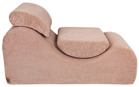 MeowBaby® Detské dizajnové kreslo Powder Rose