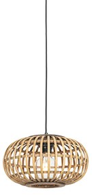 Orientálna závesná lampa bambus 32 cm - Amira