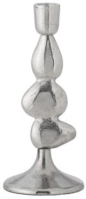 Bloomingville Kovový svietnik Metina Silver 21 cm