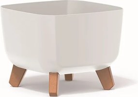 Kvetináč GRACIE SQUAT biely