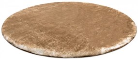Koberec LAPIN Shaggy slonia kosť/hnedý protišmykový