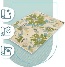 Koberec Reef RF11 Floral Zelený Multi