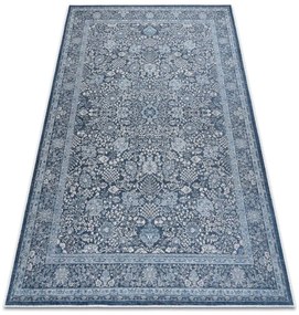 Koberec ANTIGUA 518 74 KB500 OSTA - Kvety / rám, granátový