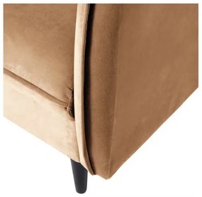 Hnedá zamatová pohovka 203 cm Juli – Ropez