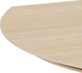 Rozkladací jedálenský stôl Morella 160/240 cm béžový/čierny