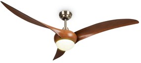Klarstein Monteverde, stropný ventilátor, stropné svetlo, 52", 8376 m³/h, 3 lopatky