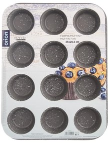 Kovová forma na pečenie muffinov 26,5x35 cm Grande – Orion