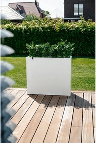 Kvetináč ELEMENTO, pozink, šírka 90 cm, biely