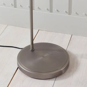 Endon 91741 - Stojacia lampa HANSEN 1xE27/40W/230V matný chróm