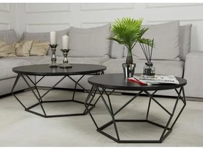 Konferenčný stolík DIAMOND 40x70 cm čierna